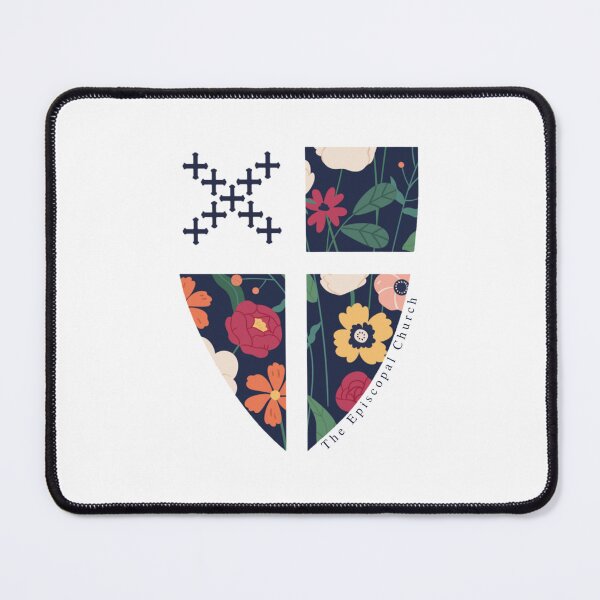 Item preview, Episcopal Church Shield - Flowers designed and sold by Canterbury Episcopal Campus Ministry at Texas Tech University .