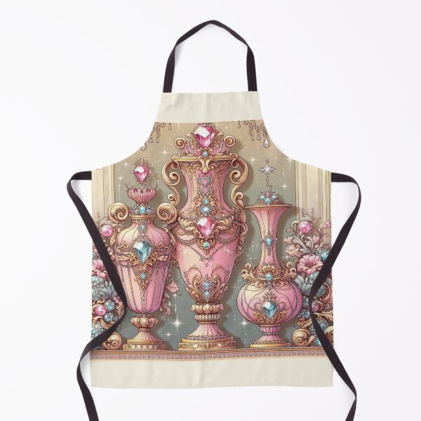 Item preview, Pink Jeweled Baroque Vases designed and sold by DesignsByPrnces.