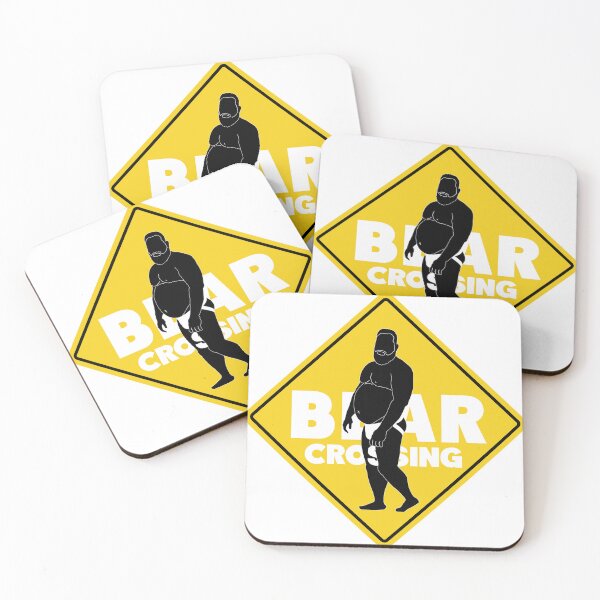 Item preview, Gay Pride - Bear - Bear Crossing designed and sold by GayInfra.