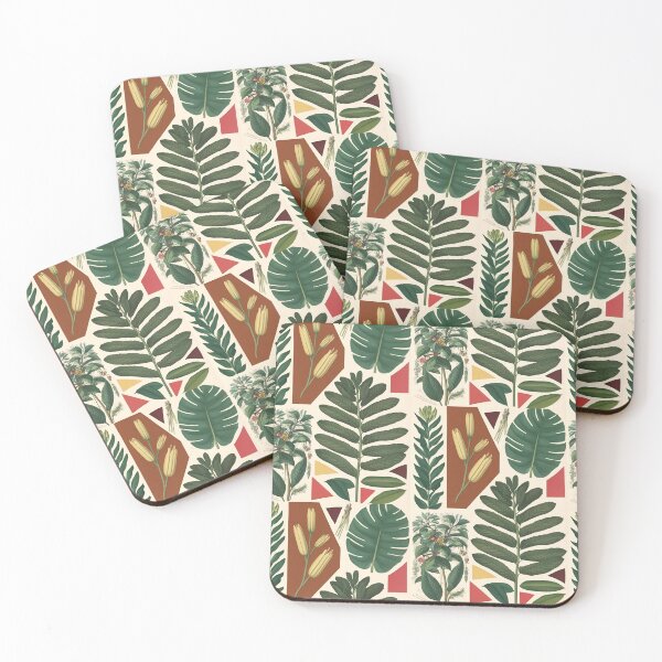 Item preview, Vintage Botanical Flower & Leaf Collage with Retro Nature Illustrations designed and sold by Monascreativeempire.