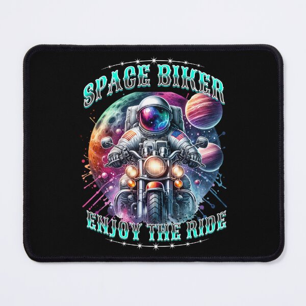 Item preview, Cartoon Astronaut Space Biker designed and sold by FunCartoonSpot.