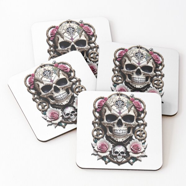 Item preview, Pink Rose Skull designed and sold by Designs by Me.