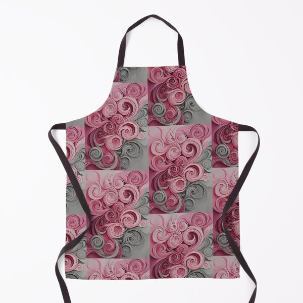Item preview, Dreamy Swirl Bloom in Pink and Grey Abstract Flow designed and sold by Monascreativeempire.