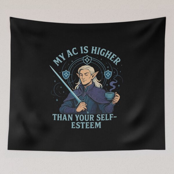 Item preview, My AC Is Higher Than Your Self-Esteem designed and sold by Nerd Forge.
