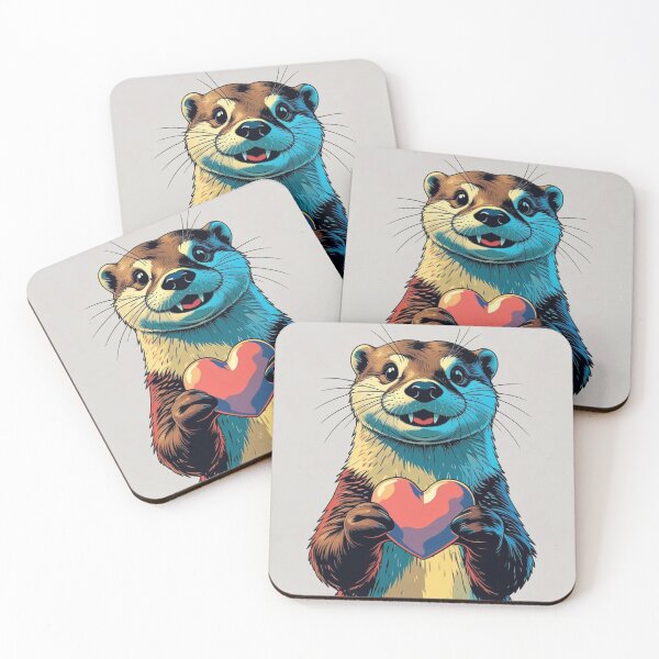 Item preview, Otter Love designed and sold by NORDIKEBEC.