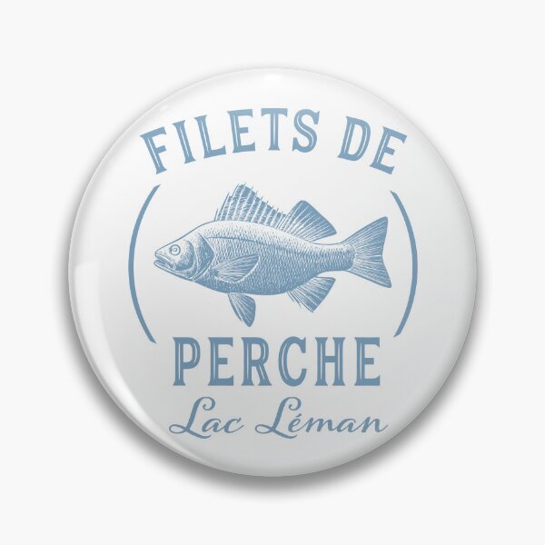 Item preview, Filets de Perche Lac Leman Geneva designed and sold by AntiqueImages.