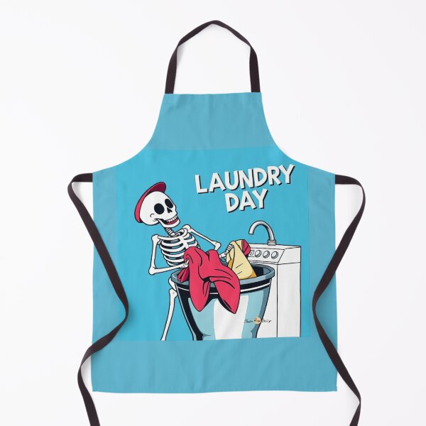 Item preview, Skeleton: laundry day by Nadia Russ Design. designed and sold by Nadia Russ Design.