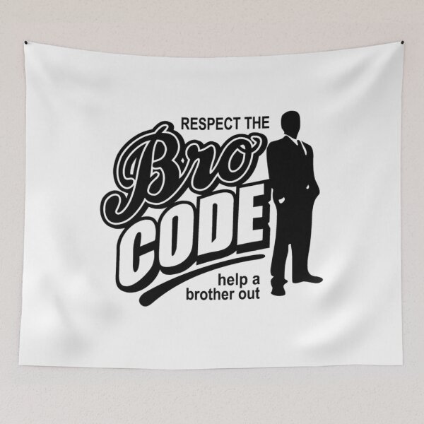 Item preview, Respect the Bro Code help a brother out designed and sold by teemix.