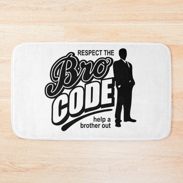 Item preview, Respect the Bro Code help a brother out designed and sold by teemix.
