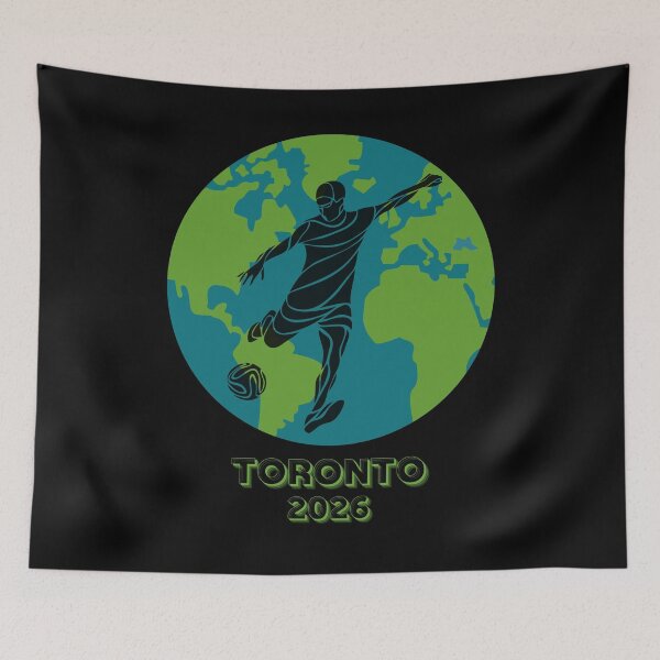 Item preview, Toronto 2026 soccer fan t-shirt designed and sold by XDivineTees.