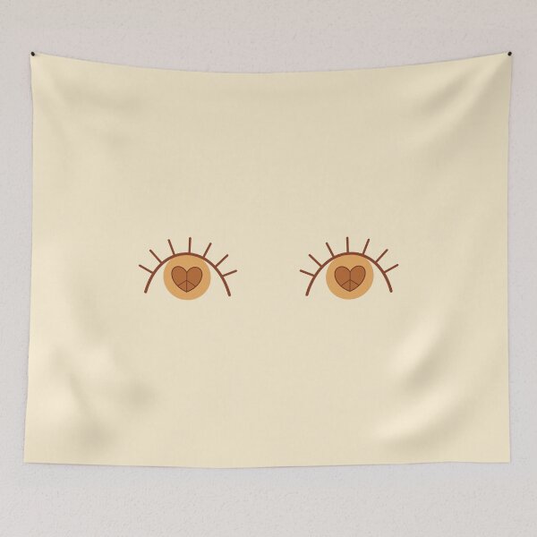 Item preview, Hippie Eyes - Peace Sign designed and sold by Julza Art.