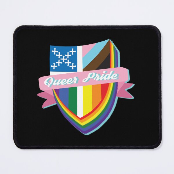 Item preview, Queer Pride - Episcopal Shield designed and sold by Canterbury Episcopal Campus Ministry at Texas Tech University .