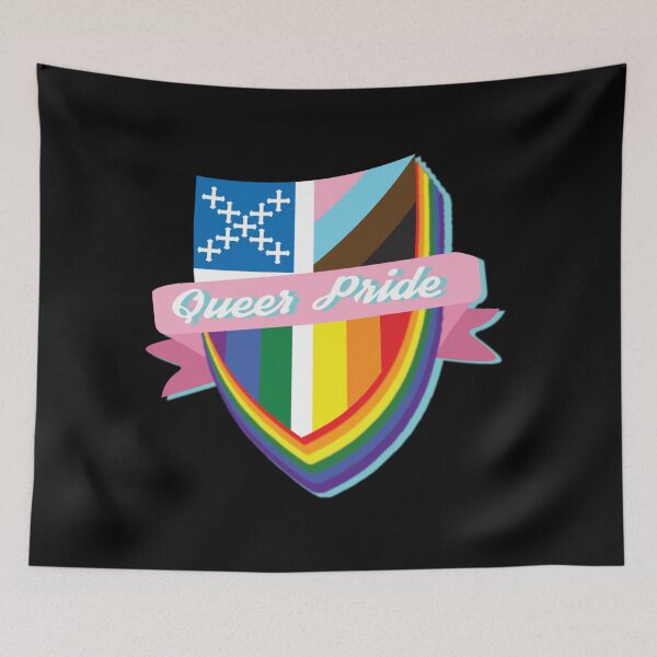 Item preview, Queer Pride - Episcopal Shield designed and sold by Canterbury Episcopal Campus Ministry at Texas Tech University .