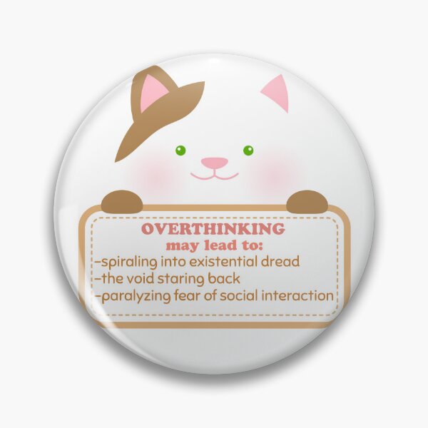 Item preview, Overthinking Symptoms  designed and sold by hashnan21.