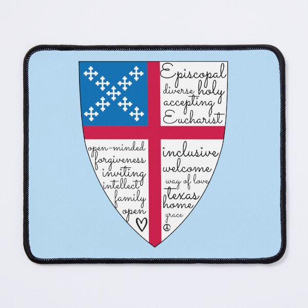 Item preview, Episcopal Shield - with values designed and sold by Canterbury Episcopal Campus Ministry at Texas Tech University .