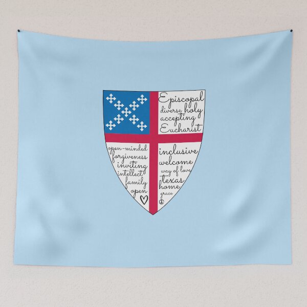 Item preview, Episcopal Shield - with values designed and sold by Canterbury Episcopal Campus Ministry at Texas Tech University .