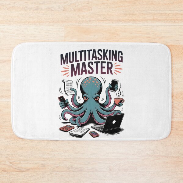 Item preview, Octopus the master of multitasking designed and sold by Trazzo7.