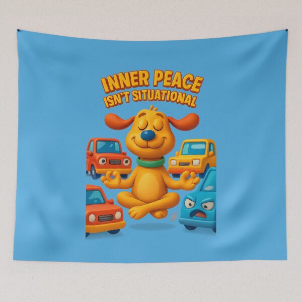 Item preview, Inner Peace Isn’t Situational – Zen Dog vs. Traffic Drama designed and sold by Girih.