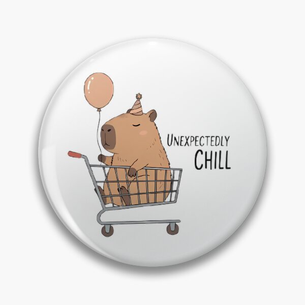 Artikelvorschau, Unerwartet entspannte Capybara-Party – Einkaufswagen-Feier entworfen und verkauft von FreshPrintCo.