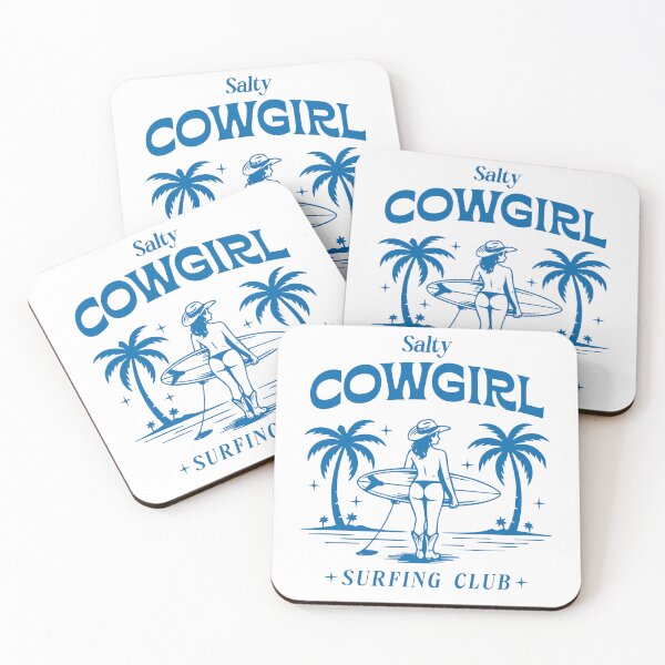 Item preview, Salty Cowgirl Surfing Club Summer Western designed and sold by Jcat7.