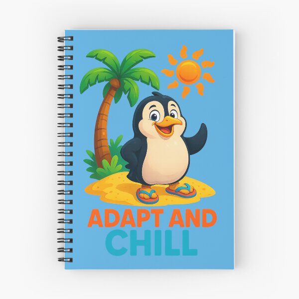 Item preview, Adapt and Chill – Penguin Wisdom at the Beach designed and sold by Girih.