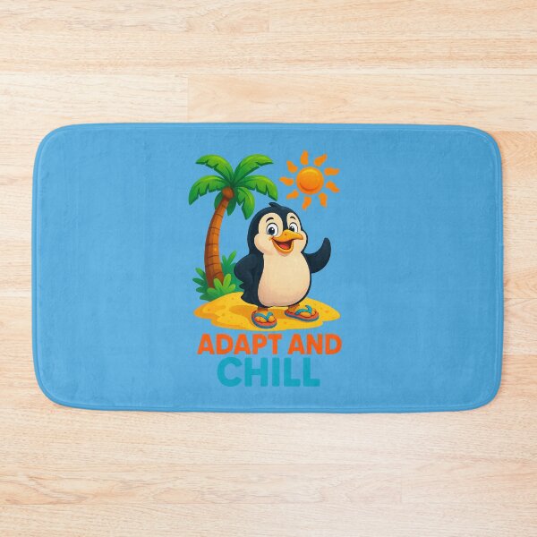 Item preview, Adapt and Chill – Penguin Wisdom at the Beach designed and sold by Girih.