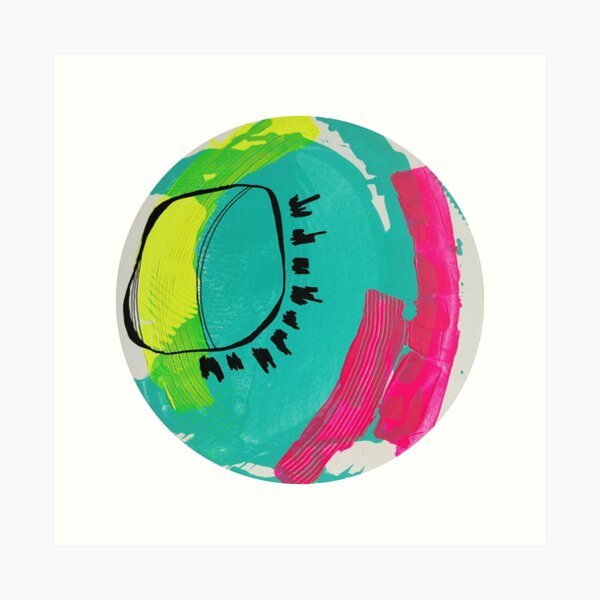 Item preview, Neon Round Large designed and sold by RebeccaSteenArt.
