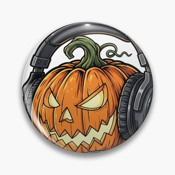 Artikelvorschau, Gamer Jack-O'-Lantern Aufkleber - Halloween Kürbis Gaming Headset entworfen und verkauft von StickyGuys.