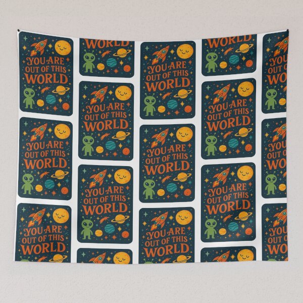 Item preview, YOU ARE OUT OF THIS WORLD" Space Design designed and sold by My-Hoodies.