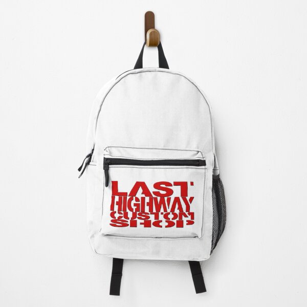 Item preview, Last Highway Custom Shop Logo Red Shadow designed and sold by LastHighwayTees.