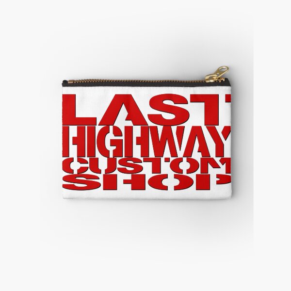 Item preview, Last Highway Custom Shop Logo Red Shadow designed and sold by LastHighwayTees.