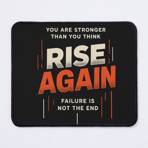 Item preview, Rise Again – Motivational Quote for Strength and Resilience designed and sold by Luka  Emad.