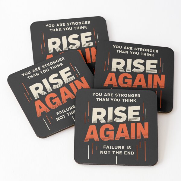 Item preview, Rise Again – Motivational Quote for Strength and Resilience designed and sold by Luka  Emad.