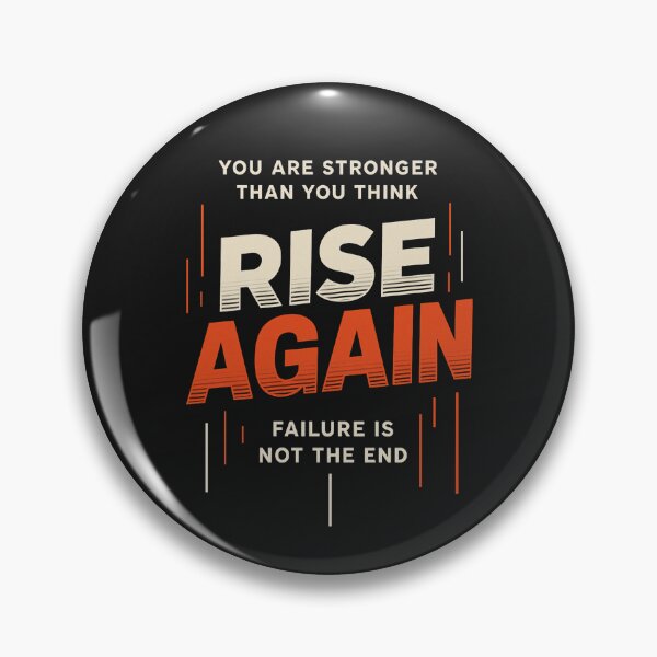 Item preview, Rise Again – Motivational Quote for Strength and Resilience designed and sold by Luka  Emad.