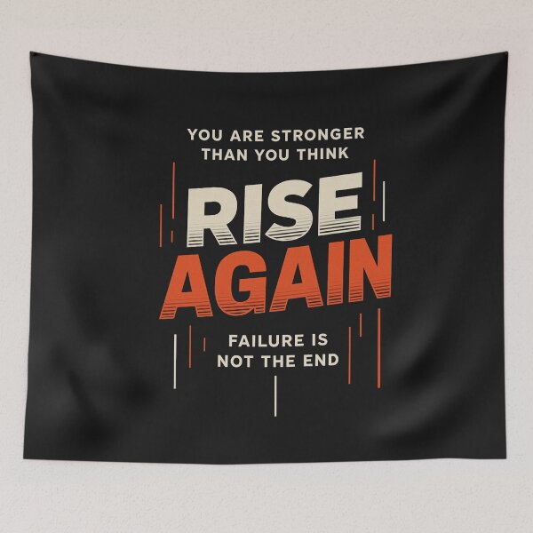 Item preview, Rise Again – Motivational Quote for Strength and Resilience designed and sold by Luka  Emad.