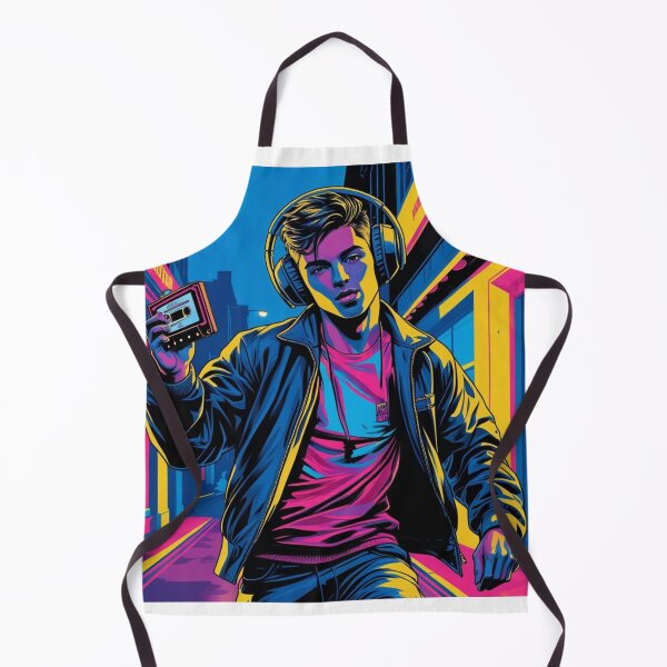 Item preview, Neon Mixtape Runner – 80s Street Beats  designed and sold by rouzaina.