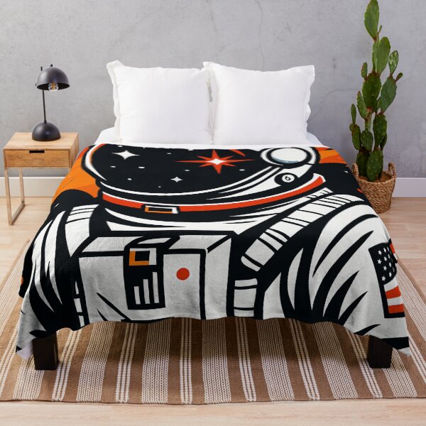 Item preview, Retro Space Explorer Astronaut Artwork with Cosmic Galaxy Background designed and sold by brexastore.