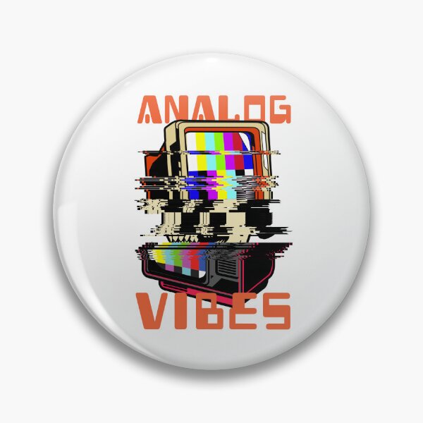 Item preview, Analog Vibes - Retro Glitch TV designed and sold by salvaverde.
