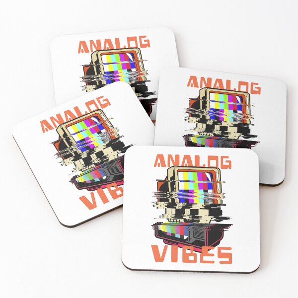Item preview, Analog Vibes - Retro Glitch TV designed and sold by salvaverde.