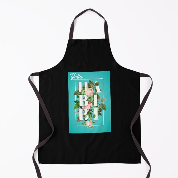 Item preview, Yalla HABIBI - Floral Positivity Design - Arabic Aesthetic Typography designed and sold by D-Islamic.