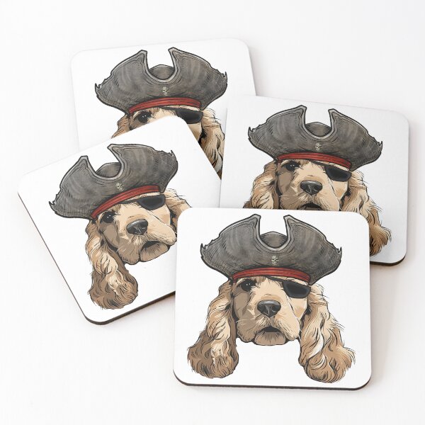 Item preview, Cocker Spaniel Pirate designed and sold by whyitsme.