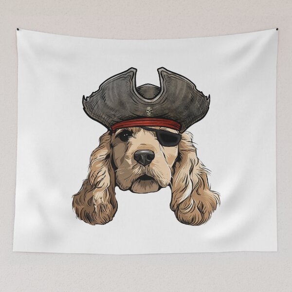 Item preview, Cocker Spaniel Pirate designed and sold by whyitsme.