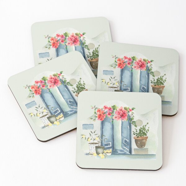 Item preview, Water colour Village Vista designed and sold by HerartbyHer.