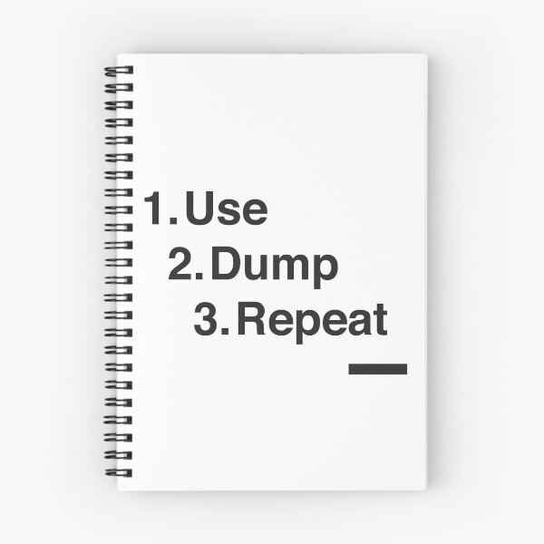Item preview, Use. Dump. Repeat designed and sold by vanzaicomics.