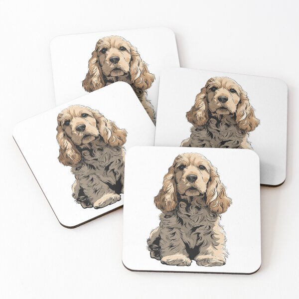 Item preview, Cocker Spaniel Dog Illustration designed and sold by whyitsme.
