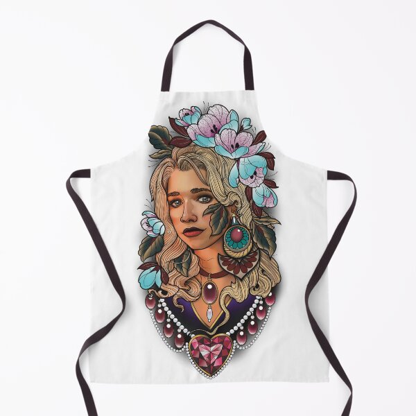 Item preview, Neo traditional lady head designed and sold by Carlos Paschoal.