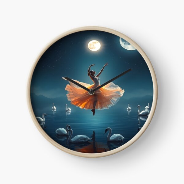 Item preview, Celestial Waltz above Swan Lake - When a dancer kisses the moon. designed and sold by Ralek.