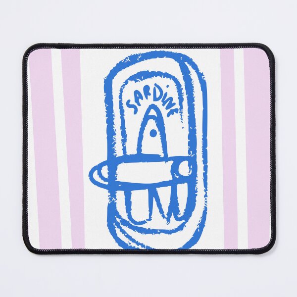 Item preview, Preppy Pink And Blue Sardine designed and sold by maybloomxo.
