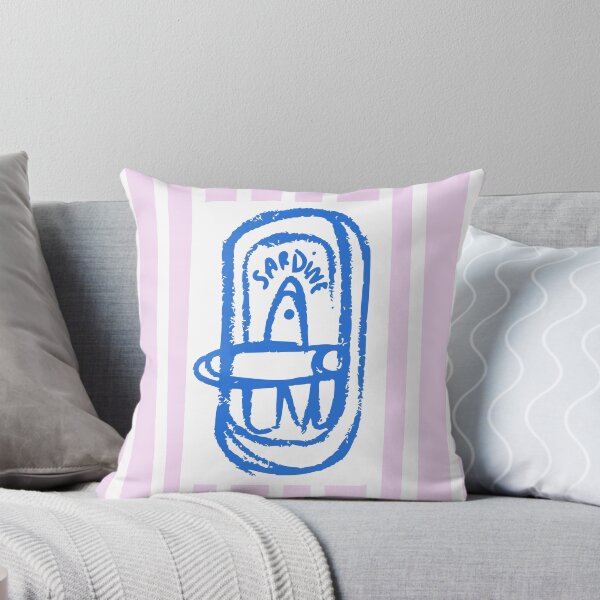 Item preview, Preppy Pink And Blue Sardine designed and sold by maybloomxo.
