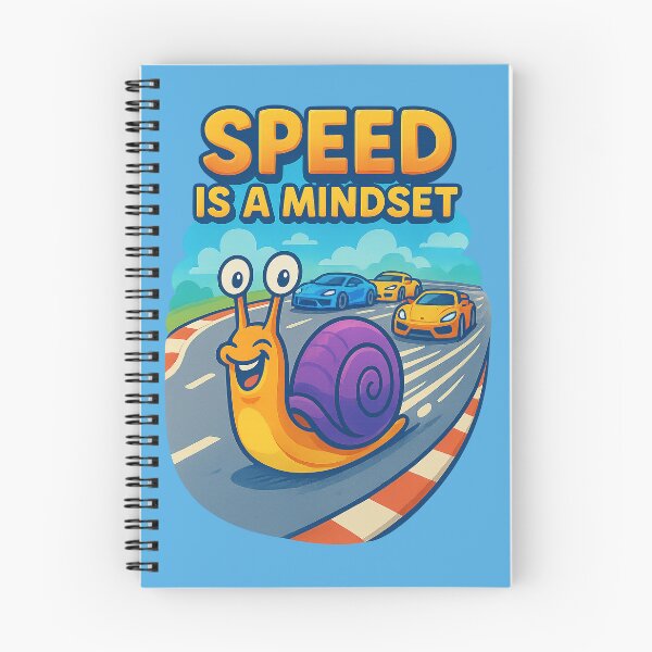 Item preview, Speed Is a Mindset – The Snail Race Statement designed and sold by Girih.